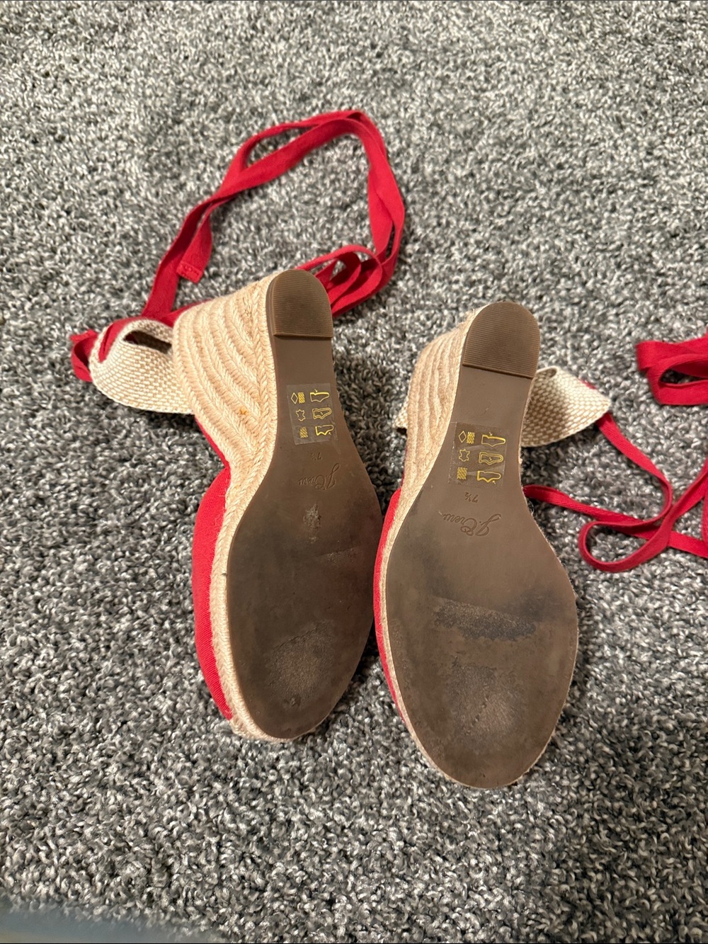J.Crew red espadrilles - Picture 3 of 3